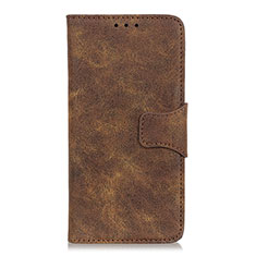 Leather Case Stands Flip Cover L11 Holder for Huawei P40 Lite Brown