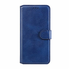 Leather Case Stands Flip Cover L11 Holder for Oppo A91 Blue