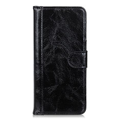 Leather Case Stands Flip Cover L11 Holder for Oppo Reno5 5G Black