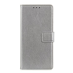 Leather Case Stands Flip Cover L11 Holder for Samsung Galaxy S20 FE 4G Silver