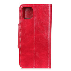 Leather Case Stands Flip Cover L12 Holder for Samsung Galaxy A71 5G Red