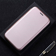 Leather Case Stands Flip Cover L14 Holder for Huawei Mate 40 Lite 5G Rose Gold