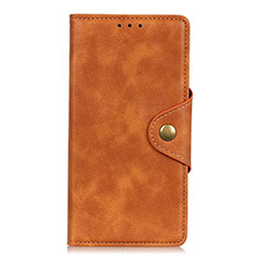 Leather Case Stands Flip Cover L14 Holder for Samsung Galaxy S20 Lite 5G Orange