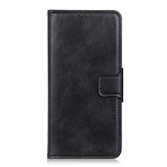 Leather Case Stands Flip Cover L16 Holder for Huawei Nova 6 SE Black