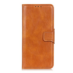 Leather Case Stands Flip Cover L16 Holder for Huawei Nova 6 SE Orange