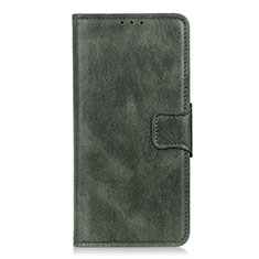 Leather Case Stands Flip Cover L16 Holder for Huawei Nova 7i Green