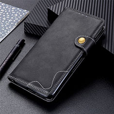 Leather Case Stands Flip Cover L17 Holder for Realme C11 Black