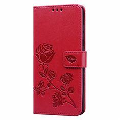 Leather Case Stands Flip Cover L17 Holder for Samsung Galaxy A51 5G Red