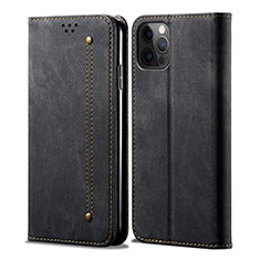 Leather Case Stands Flip Cover L22 Holder for Apple iPhone 14 Pro Black