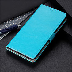 Leather Case Stands Flip Cover L27 Holder for Realme C11 Sky Blue