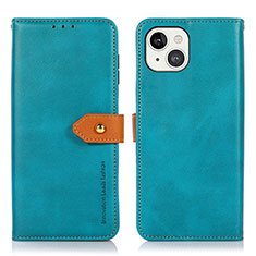 Leather Case Stands Flip Cover L29 Holder for Apple iPhone 13 Blue