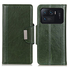 Leather Case Stands Flip Cover M01L Holder for Xiaomi Mi 11 Ultra 5G Green