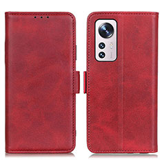 Leather Case Stands Flip Cover M03L Holder for Xiaomi Mi 12S Pro 5G Red