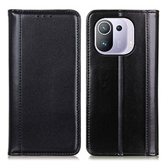 Leather Case Stands Flip Cover M05L Holder for Xiaomi Mi 11 Pro 5G Black