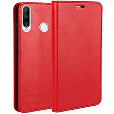 Leather Case Stands Flip Cover T01 Holder for Huawei Nova 4e Red