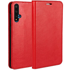 Leather Case Stands Flip Cover T01 Holder for Huawei Nova 5T Red