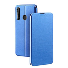 Leather Case Stands Flip Cover T01 Holder for Huawei P Smart+ Plus (2019) Blue