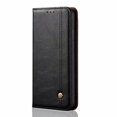Leather Case Stands Flip Cover T01 Holder for Oppo Find X2 Neo Black
