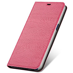 Leather Case Stands Flip Cover T01 Holder for Oppo K1 Pink