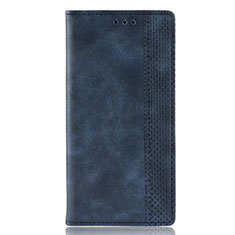 Leather Case Stands Flip Cover T01 Holder for Xiaomi Redmi 9A Blue