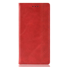 Leather Case Stands Flip Cover T01 Holder for Xiaomi Redmi 9A Red