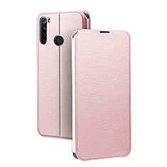 Leather Case Stands Flip Cover T01 Holder for Xiaomi Redmi Note 8T Rose Gold