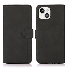 Leather Case Stands Flip Cover T02 Holder for Apple iPhone 13 Mini Black
