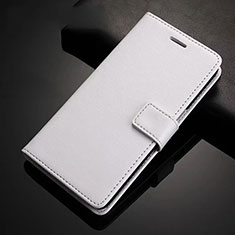 Leather Case Stands Flip Cover T02 Holder for Xiaomi Redmi Note 8T White