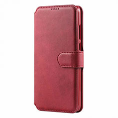 Leather Case Stands Flip Cover T03 Holder for Huawei P30 Lite Red