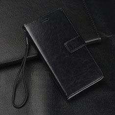 Leather Case Stands Flip Cover T04 Holder for Oppo K1 Black