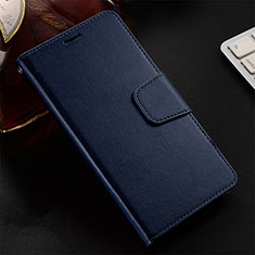 Leather Case Stands Flip Cover T04 Holder for Oppo R17 Pro Blue
