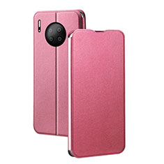 Leather Case Stands Flip Cover T05 Holder for Huawei Mate 30 Pro Pink