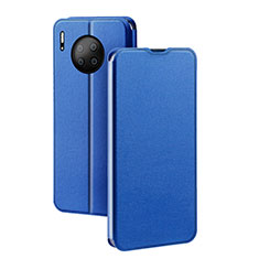 Leather Case Stands Flip Cover T05 Holder for Huawei Mate 30E Pro 5G Blue