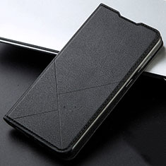 Leather Case Stands Flip Cover T05 Holder for Huawei P Smart+ Plus (2019) Black