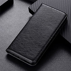 Leather Case Stands Flip Cover T05 Holder for Oppo Reno3 Pro Black