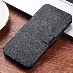 Leather Case Stands Flip Cover T06 Holder for Huawei Nova 4e Black
