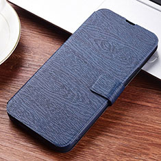 Leather Case Stands Flip Cover T06 Holder for Huawei P30 Lite XL Blue