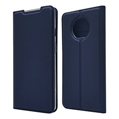 Leather Case Stands Flip Cover T06 Holder for OnePlus 7T Blue