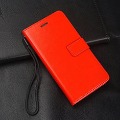 Leather Case Stands Flip Cover T07 Holder for Huawei Nova 5 Pro Red