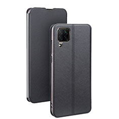 Leather Case Stands Flip Cover T07 Holder for Huawei Nova 6 SE Black