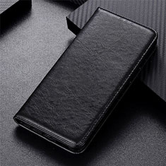 Leather Case Stands Flip Cover T07 Holder for Oppo Reno3 Black