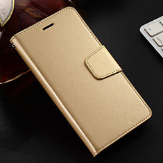 Leather Case Stands Flip Cover T07 Holder for Oppo RX17 Neo Gold