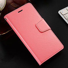 Leather Case Stands Flip Cover T07 Holder for Oppo RX17 Neo Pink