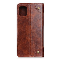 Leather Case Stands Flip Cover T07 Holder for Xiaomi Mi 11 Lite 5G Light Brown