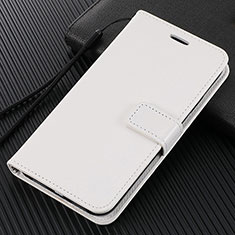 Leather Case Stands Flip Cover T08 Holder for Oppo Find X2 White