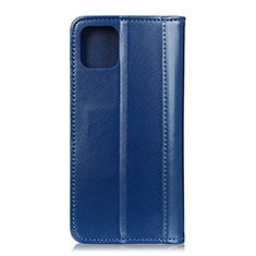 Leather Case Stands Flip Cover T08 Holder for Xiaomi Mi 11 Lite 5G Blue