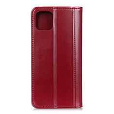 Leather Case Stands Flip Cover T08 Holder for Xiaomi Mi 11 Lite 5G Red