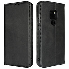 Leather Case Stands Flip Cover T09 Holder for Huawei Mate 20 X 5G Black