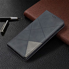 Leather Case Stands Flip Cover T09 Holder for Samsung Galaxy Note 20 Ultra 5G Black