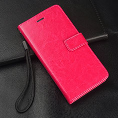 Leather Case Stands Flip Cover T09 Holder for Samsung Galaxy S10e Hot Pink